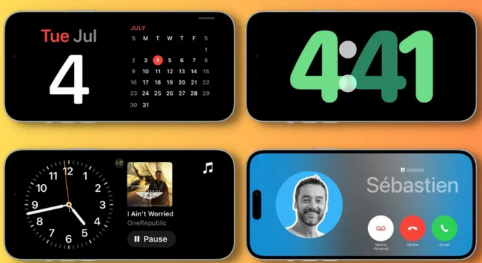 西昌苹果手机维修分享iOS17横屏充电待机显示有什么好处 