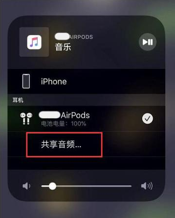 西昌苹果14音频维修点分享iPhone14音频共享设置方法 