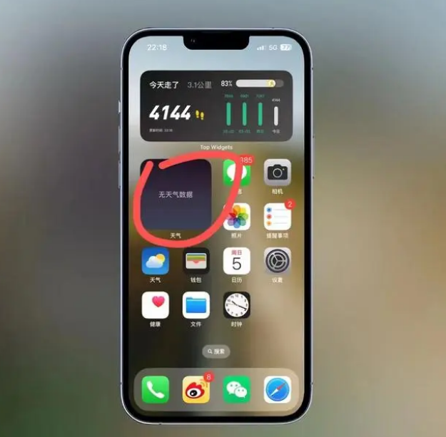 西昌苹果手机维修分享:iOS16主屏幕天气小组件无法正常工作怎么办？ 