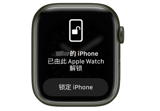 西昌苹果手机维修分享用 AppleWatch 解锁配备面容 ID 的 iPhone方法 