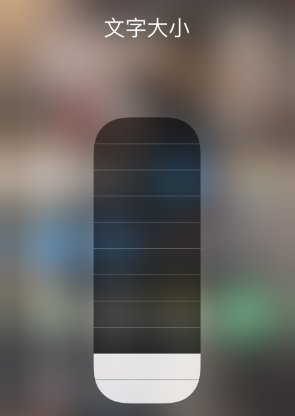 西昌苹果手机维修分享小技巧：在 iPhone 控制中心快速调节字体大小 